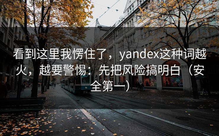 看到这里我愣住了,yandex这种词越火,越要警惕:先把风险搞明白(安全第一) 看到这里我愣住了,yandex这种词越火,越要警惕:先把风险搞明白(安全第一)
